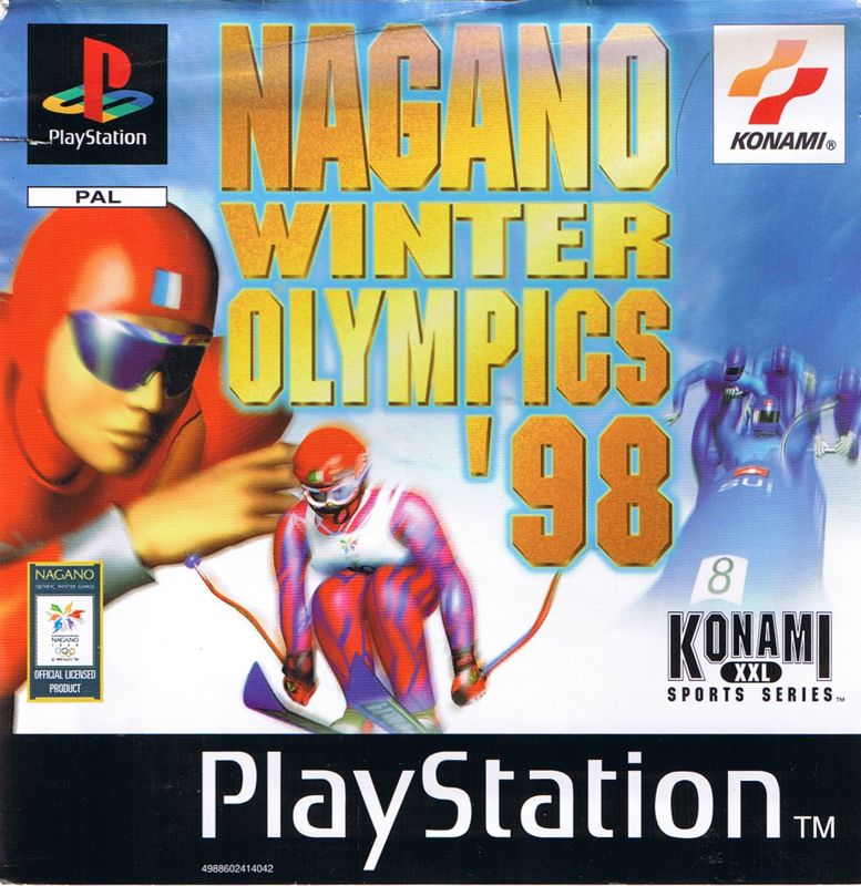 Nagano Winter Olympics '98 box art for Playstation